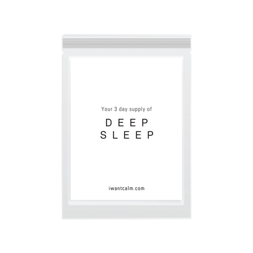 DEEP SLEEP 3 Day Pack