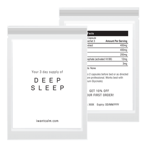 DEEP SLEEP 3 Day Pack