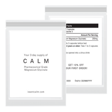 Load image into Gallery viewer, CALM 3 Day Pack

